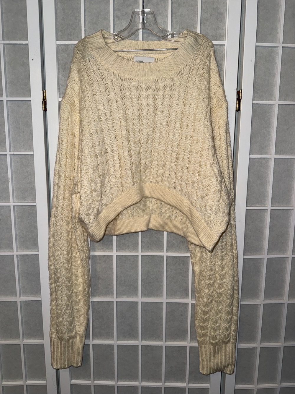 Danielle Bernstein We Wore What Crop Sweater Size XS
